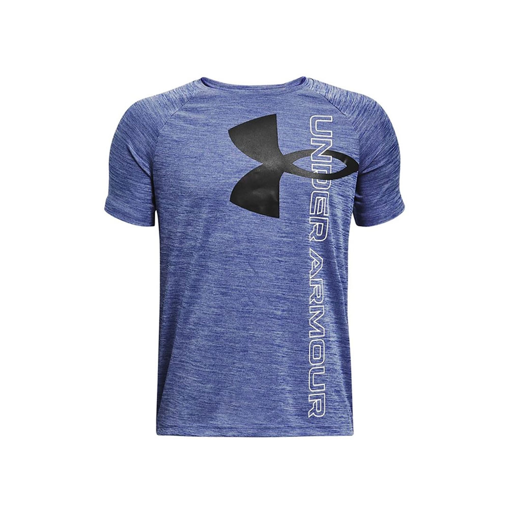 Tricou Under Armour UA Tech Split Logo Hybrid SS
