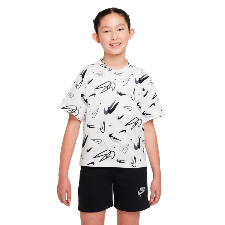 Tricou Nike G NK NSW TEE BOXY SWOOSHFETTI