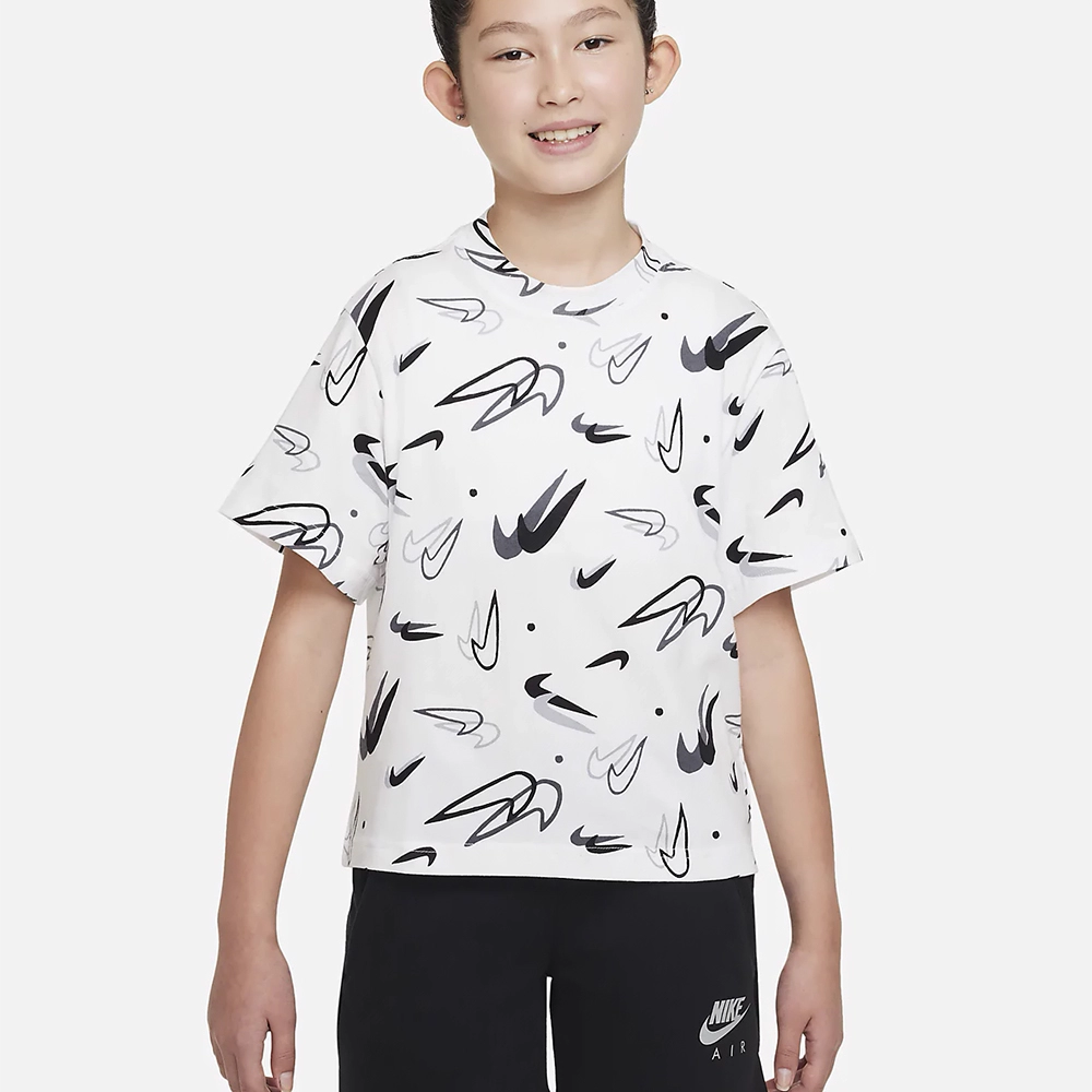 Tricou Nike G NK NSW TEE BOXY SWOOSHFETTI