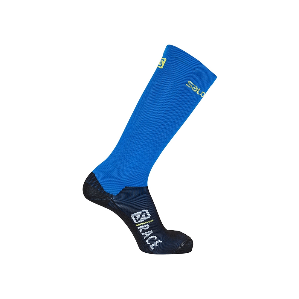 Носки Salomon S/RACE TRANSCEND BLUE/SULPHUR