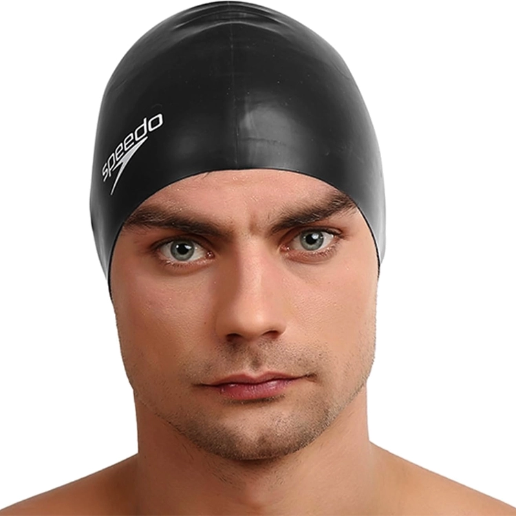 Силиконовая шапочка для плавания Speedo FLAT SILICONE CAP AU BLACK