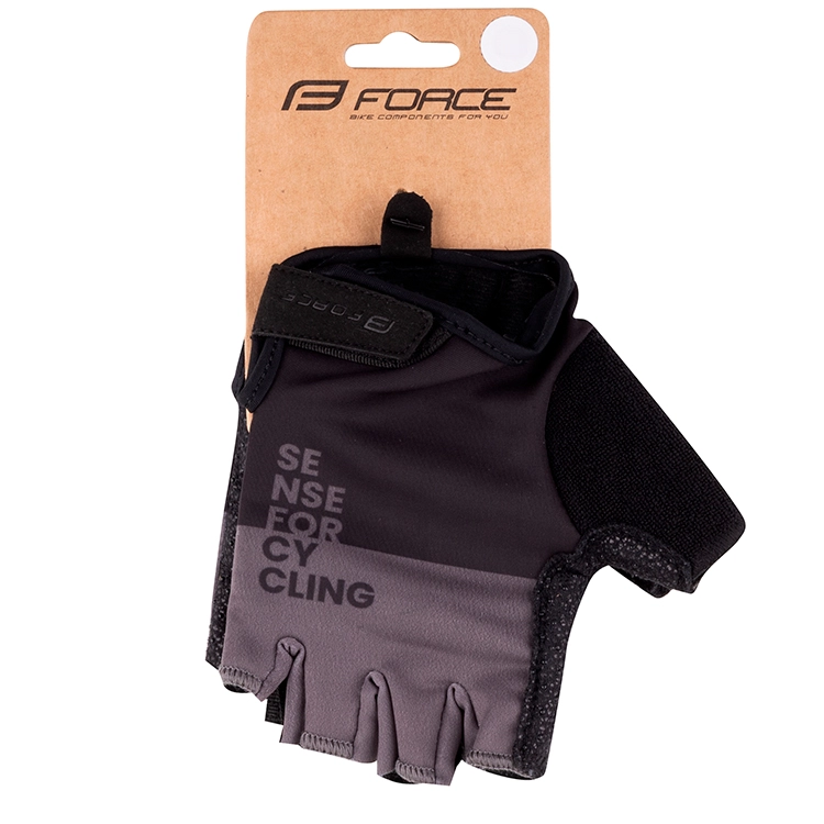 Manusi de ciclism cu degete scurte Force Fine