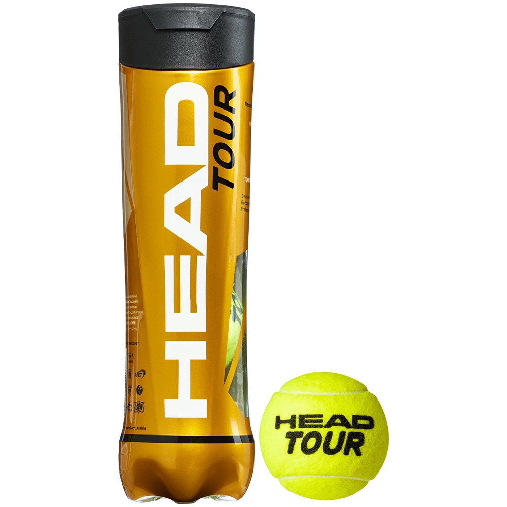 Набор мячей для тенниса 4 шт HEAD TOUR