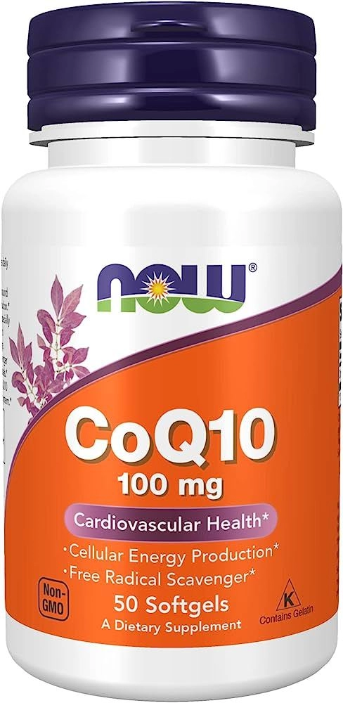 Витамины Now Foods CoQ10 100mg   50 SGELS