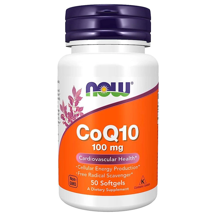 Vitamine Now Foods CoQ10 100mg   50 SGELS