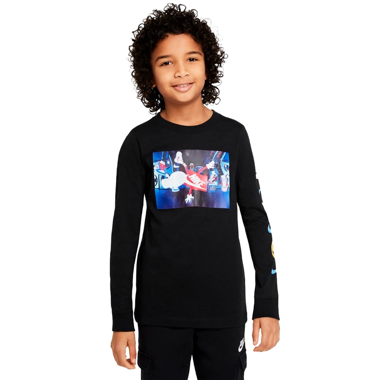 Толстовка Nike B NSW LS TEE BOXY SP22