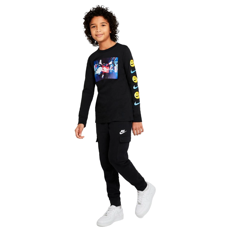 Толстовка Nike B NSW LS TEE BOXY SP22