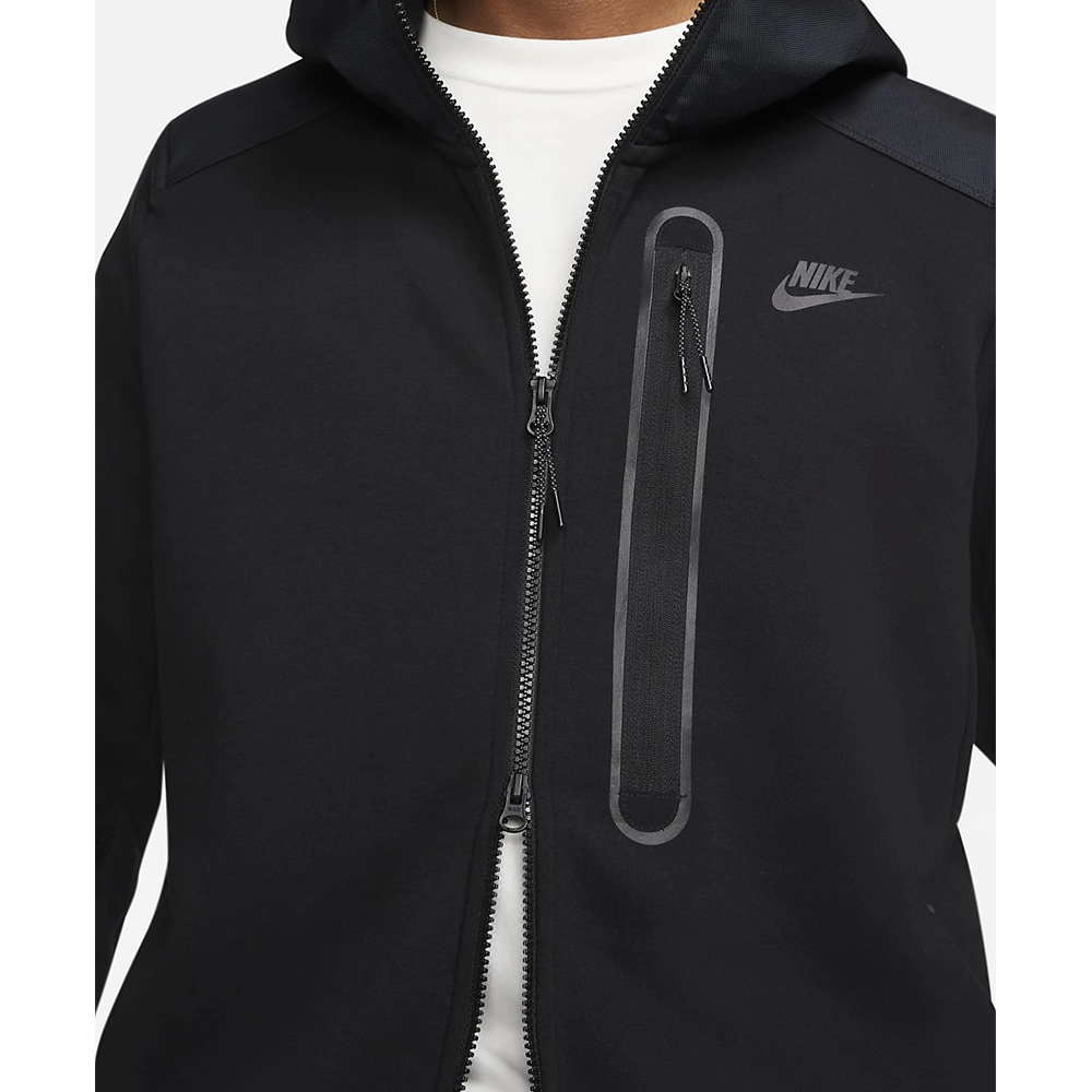 Hanorac Nike M NK TCH FLC OVERLAY FZ