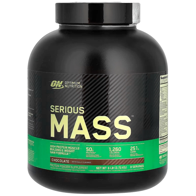 Gheiner Optimum Nutrition SERIOUS MASS CHOCOLATE 6LB
