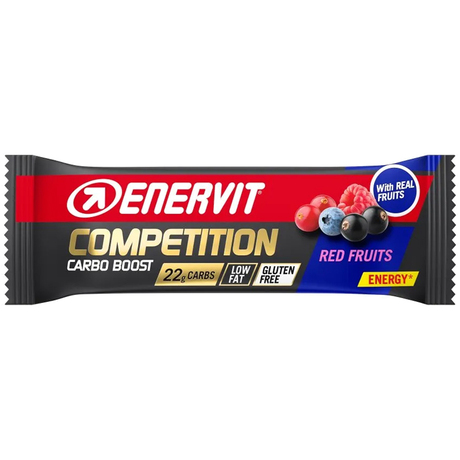 Энергетические батончики ENERVIT Competition Bar red fruit