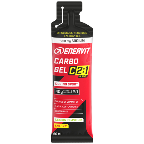 Энергетические добавки ENERVIT Carbo Gel C2:1+sodium lemon