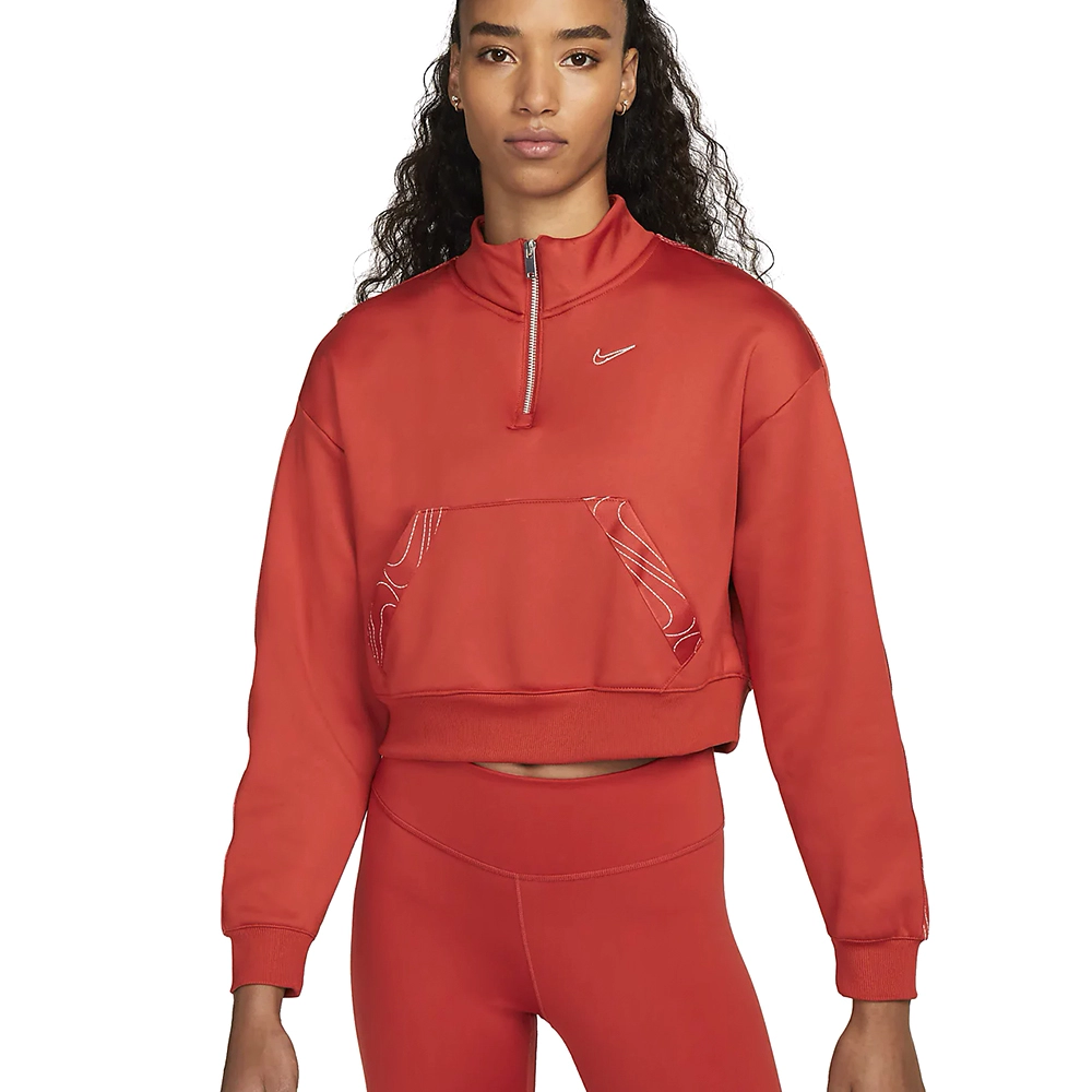 Толстовка Nike W NK TF ALL TIME HZ TOP TAPING