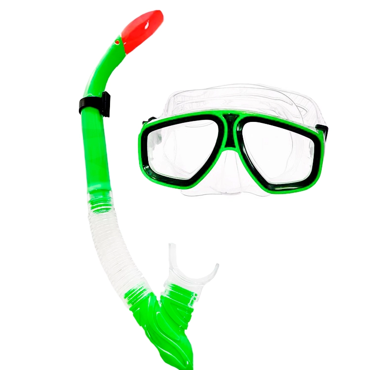 Комплект маска+трубка для плавания FEILESI Set mask and snorkel