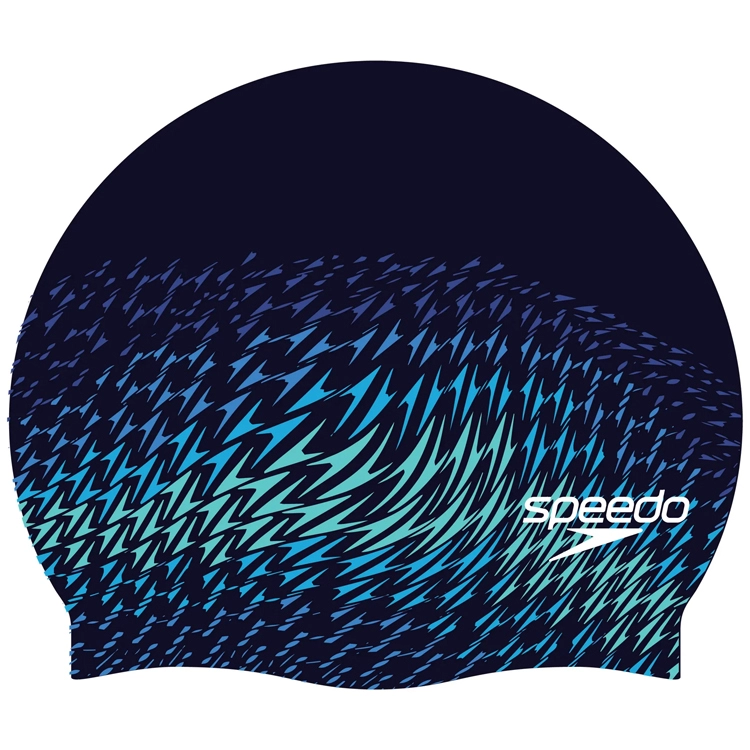 Силиконовая шапочка для плавания Speedo SLOGAN PRT CAP AU