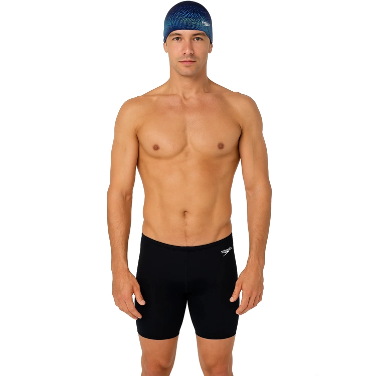 Силиконовая шапочка для плавания Speedo SLOGAN PRT CAP AU