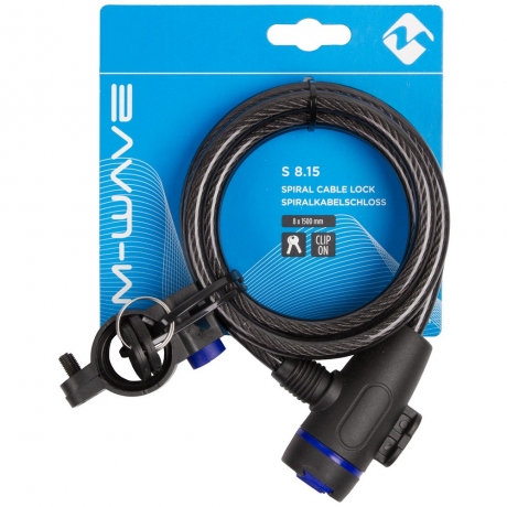 Замок M-WAVE M-WAVE S 8.15 spiral cable lock