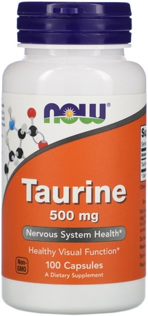 Энергетик Now Foods TAURINE 500mg 100 CAPS