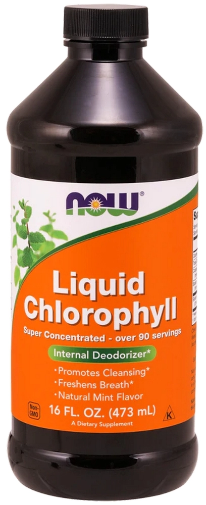 Витамины Now Foods LIQ CHLOROPHYLL AND MINT 16 OZ