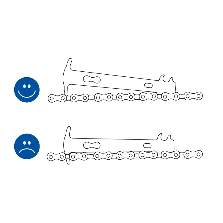 Instrument de masurare a lantului M-WAVE Chain Checker chain checker