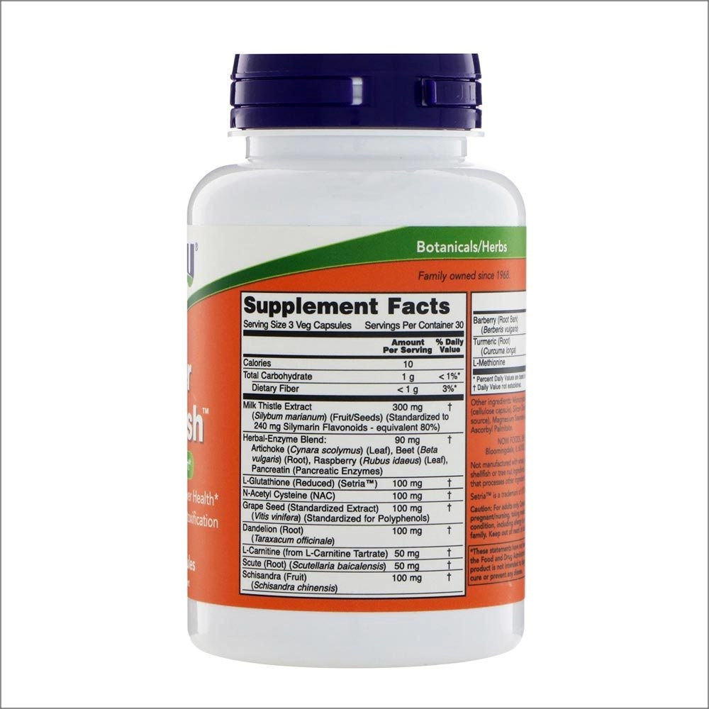 Витамины Now Foods LIVER REFRESH  90 VCAPS
