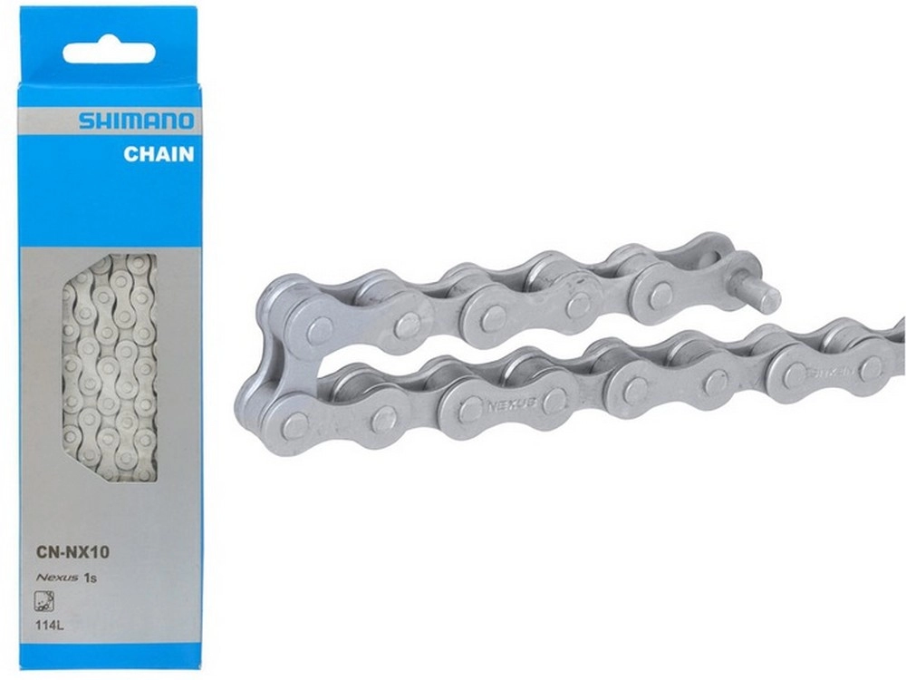 Цепь SHIMANO CN-NX10,114 ZALE, 1 VIT., 1/2 X 1/8
