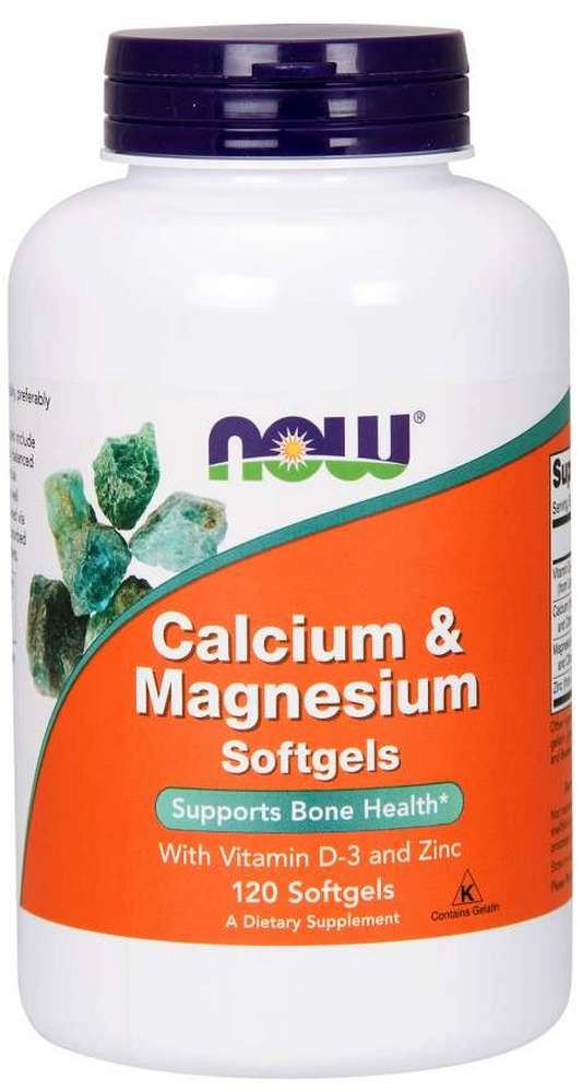 Витамины Now Foods CAL-MAG + D SOFTGELS   120 SGELS