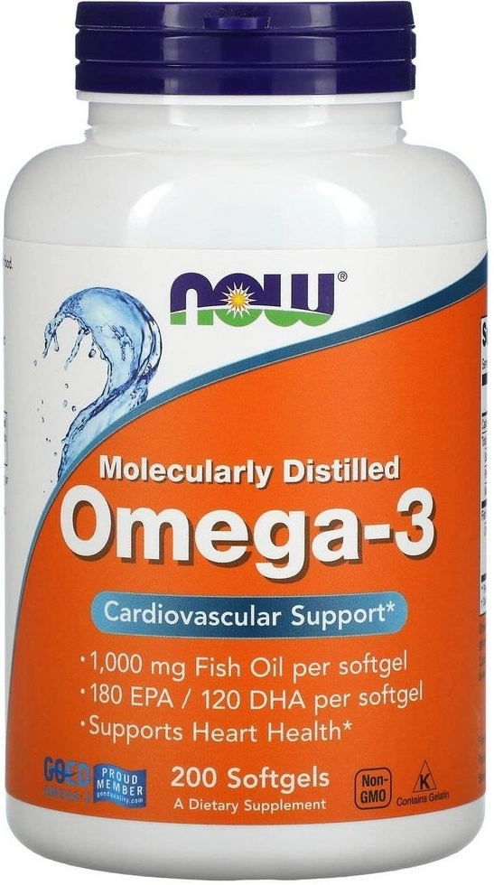 Vitamine Now Foods OMEGA-3 1000mg 200 SGELS