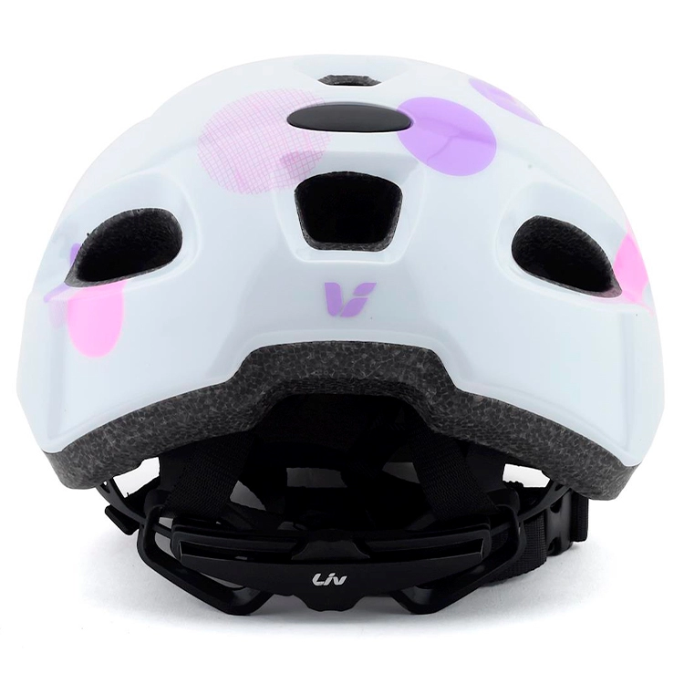 Casca de protectie Giant MUSA GLOSS BUBBLE WHITE 50-55CM WITH DIAL FIT SYSTEM WITH BUG NET CPSC/CE