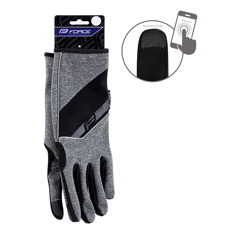 Manusi de ciclism termice Force F GALE softshell