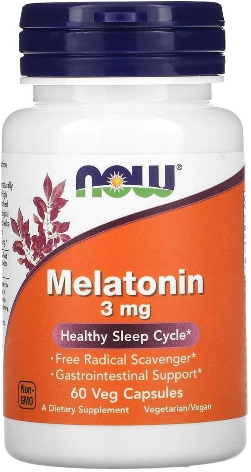 Vitamine Now Foods MELATONIN 3mg  60 VCAPS