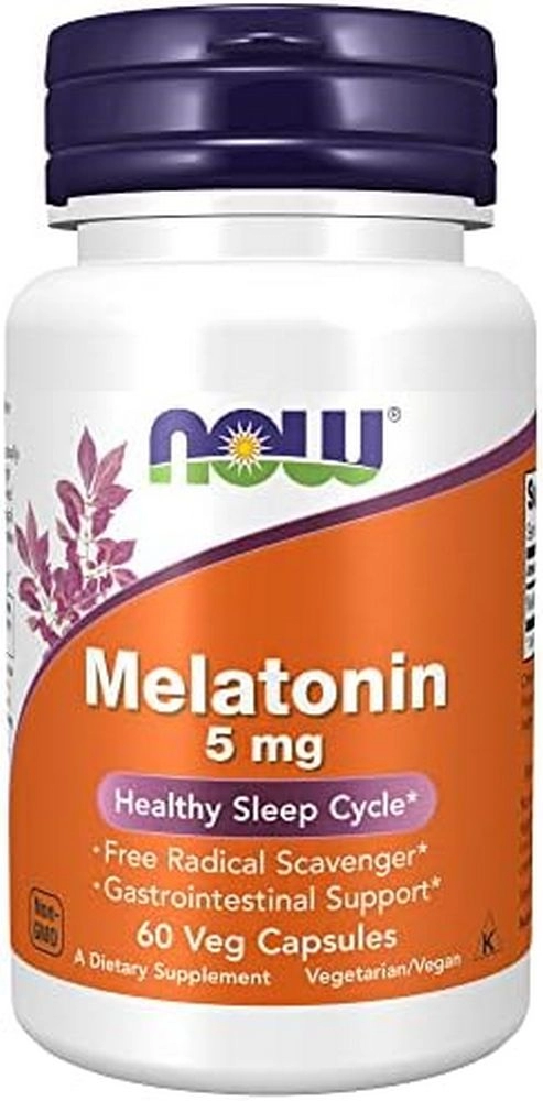 Vitamine Now Foods MELATONIN 5mg  VCAPS   60 VCAPS