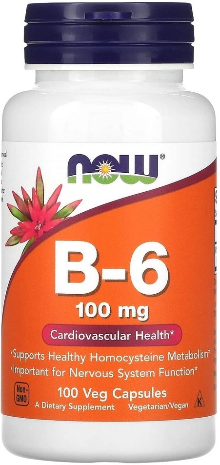 Vitamine Now Foods B-6 100mg  100 VCAPS