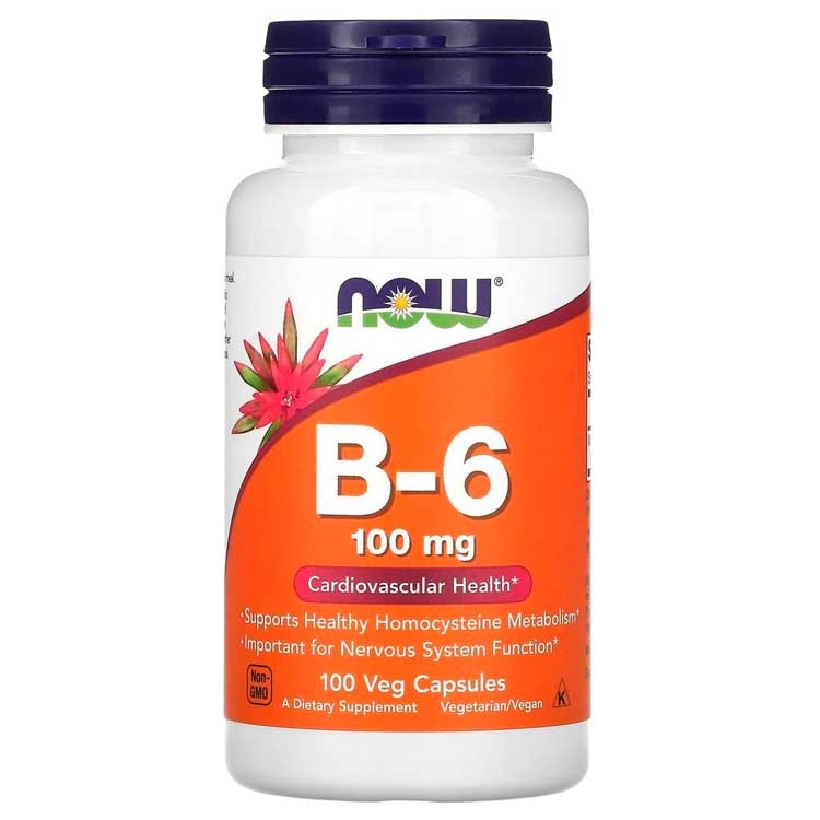 Vitamine Now Foods B-6 100mg  100 VCAPS