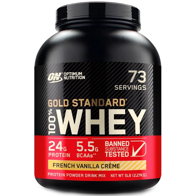 Сывороточный протеин Optimum Nutrition Gold Standard 100% WHEY French Vanilla Creme 5lb