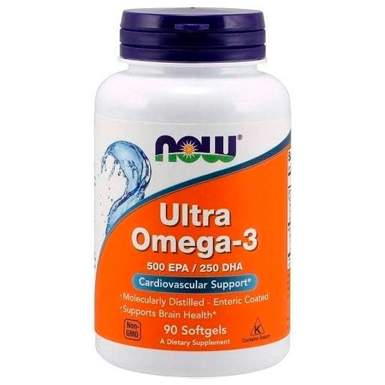 Ulei de peste Now Foods ULTRA OMEGA 3 FISH OIL   90 SGELS