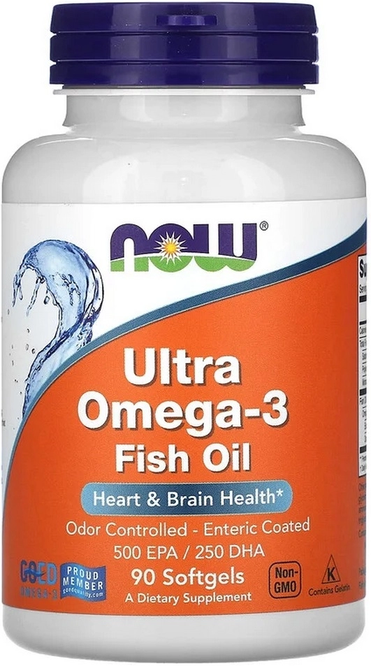 Рыбий жир Now Foods ULTRA OMEGA 3 FISH OIL   90 SGELS