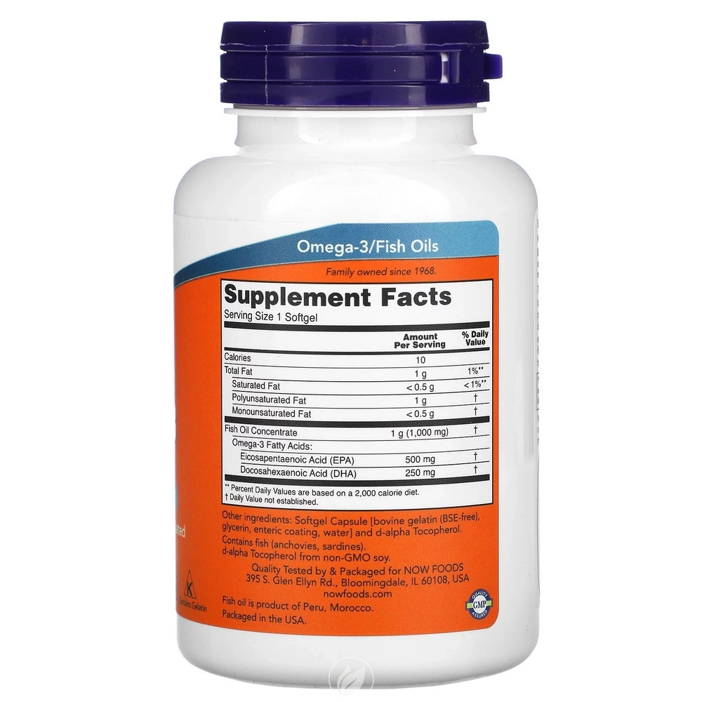 Рыбий жир Now Foods ULTRA OMEGA 3 FISH OIL   90 SGELS