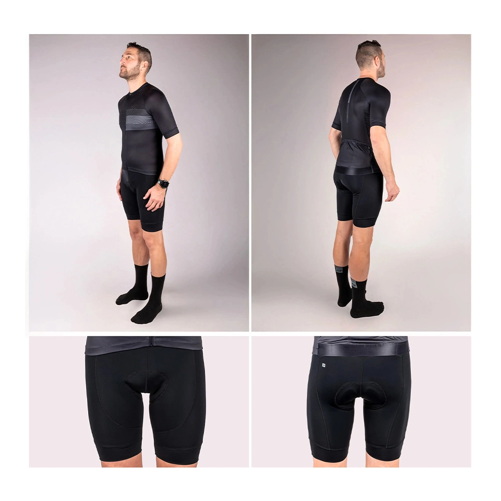 Pantaloni scur?i pentru ciclism fara bretele Force COMFORT