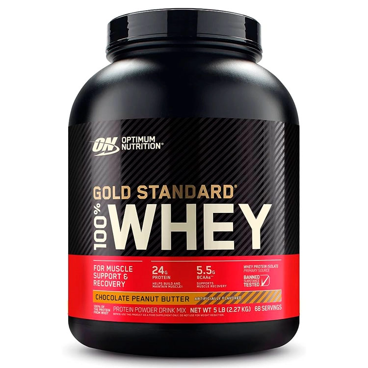 Proteine din zer Optimum Nutrition ON 100% WGS GF CHOCOLATE PB 5LB