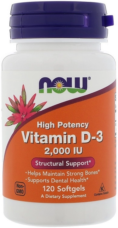 Витамины Now Foods Vit D-3 2000iu    120 SGELS