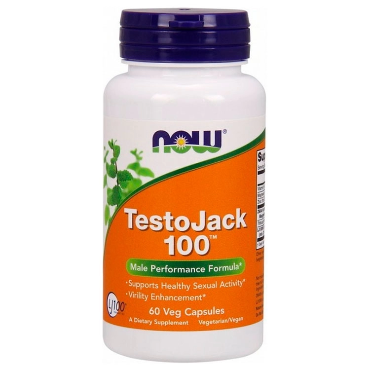 Витамины Now Foods TESTO JACK 100   60 VCAPS