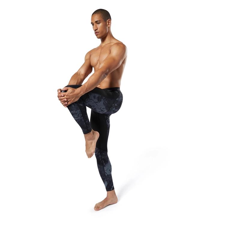 Panta-colanti Reebok CBT JACQUARD TIGHT