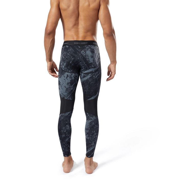 Panta-colanti Reebok CBT JACQUARD TIGHT