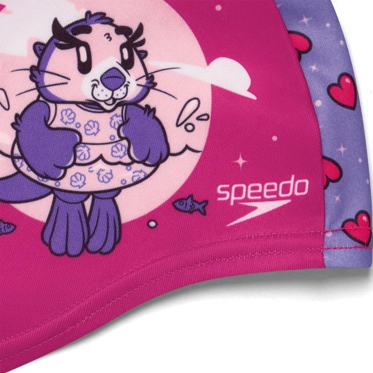 Casca de inot poliester Speedo PRINTED POLYESTER CAP IU