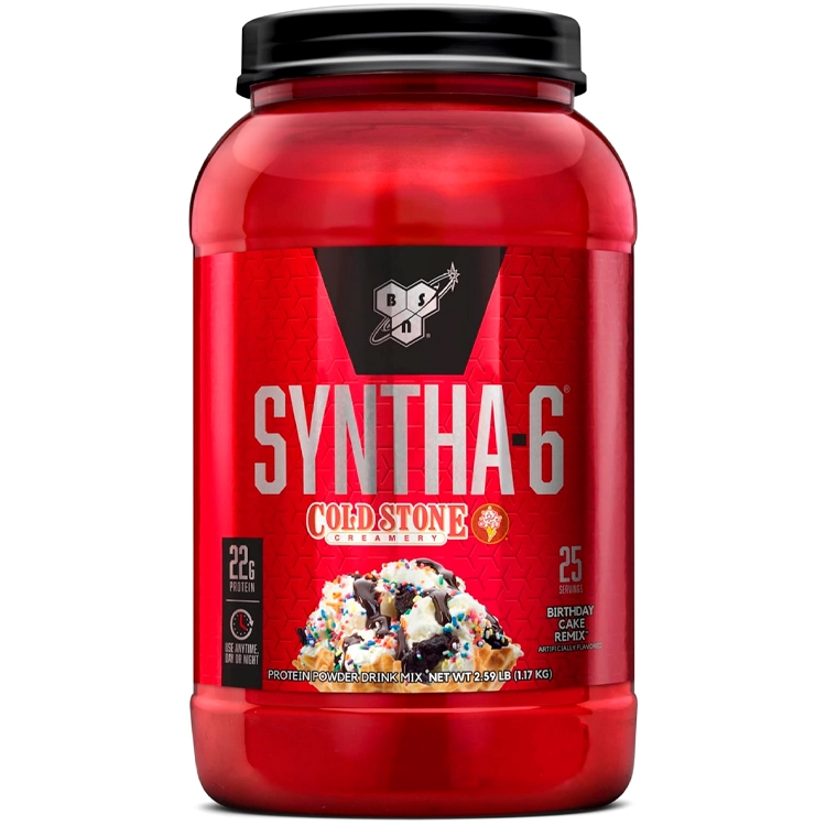 Сывороточный протеин BSN Syntha-6 Cold Stone Creamery-Birthday Cake Remix 2.59lb
