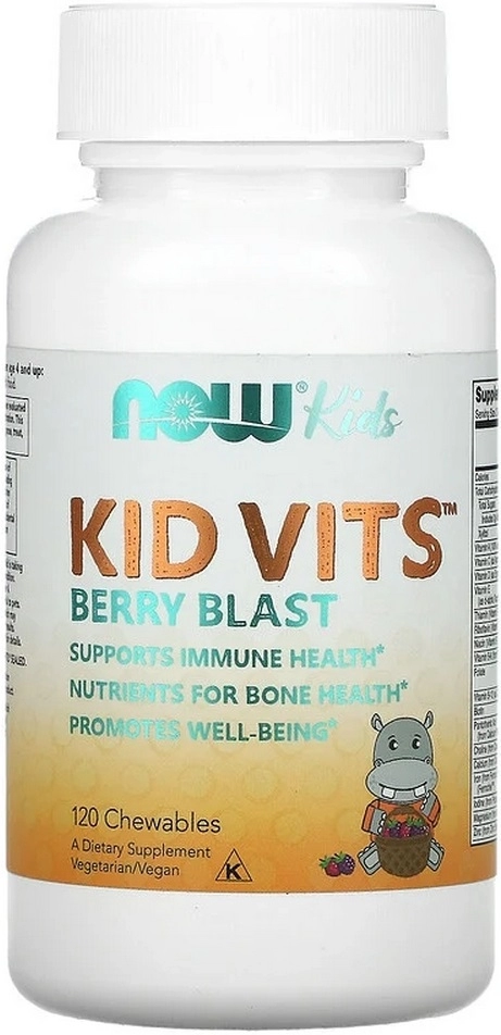 Vitamine Now Foods KID VITS(TM) - BERRY BLAST  120 TABS