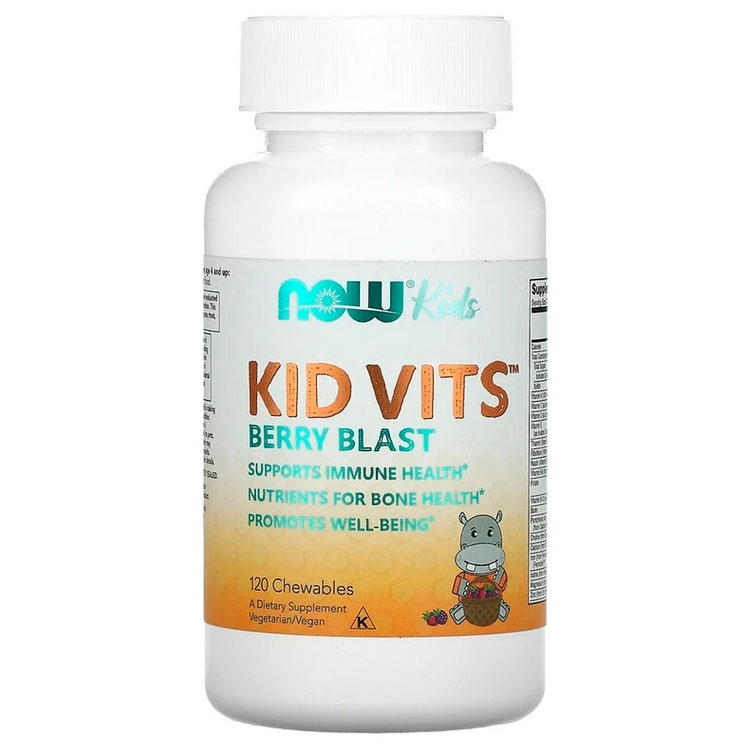 Vitamine Now Foods KID VITS(TM) - BERRY BLAST  120 TABS