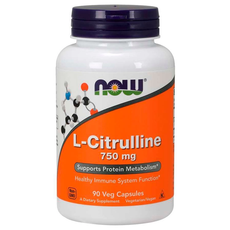 Citrulina Now Foods CITRULLINE  750MG   90 VCAPS