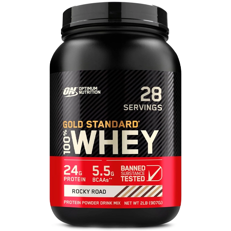 Proteine din zer Optimum Nutrition Gold Standard 100% WHEY Rocky Road 2lb