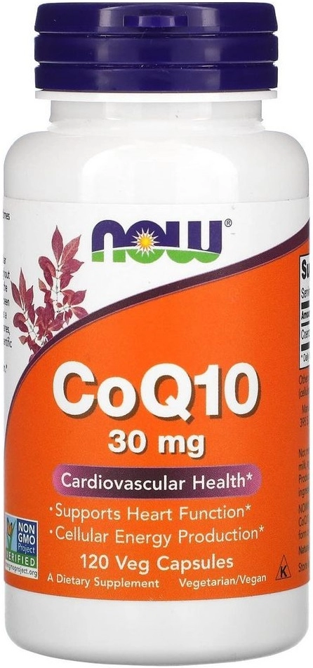 Витамины Now Foods CoQ10 30mg  120 VCAPS